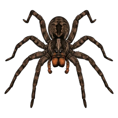 د Brazilian wolf spider کارټون