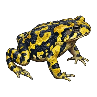 Hình hoạt hình Bumblebee toad