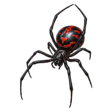 کارتون Chilean black widow
