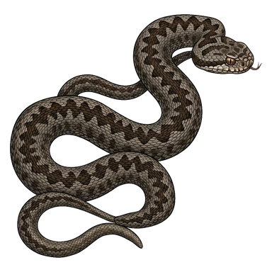 Common European adder