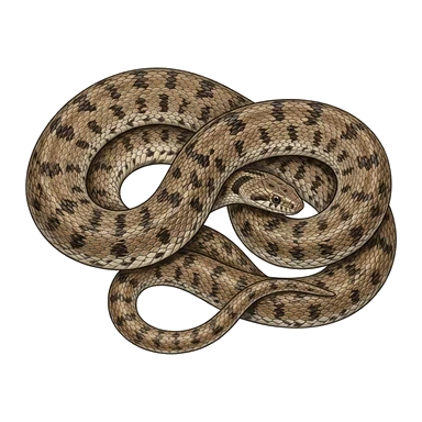 Curl snake کا کارٹون