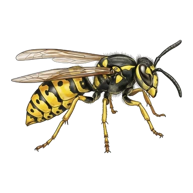 Eastern yellowjacket కార్టూన్