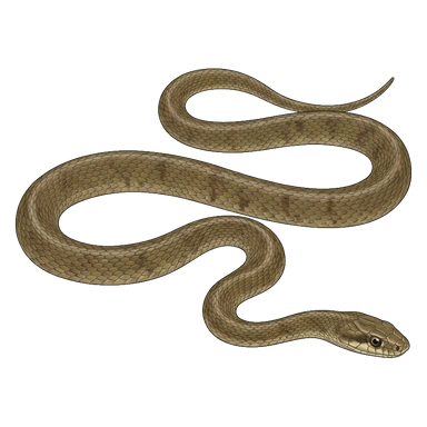 کارتون Olive whipsnake