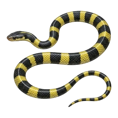 Persian krait کا کارٹون