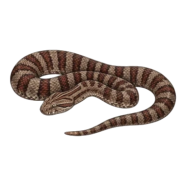 ภาพการ์ตูนของPilbara death adder