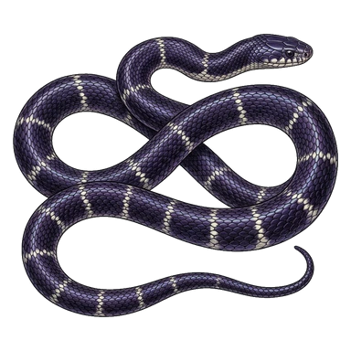 Preuss's forest snake కార్టూన్
