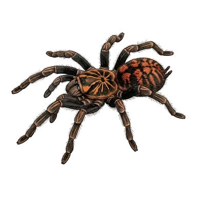 Pumpkin patch tarantula-এর কার্টুন
