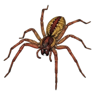 Dibuix de Reidy's wandering spider