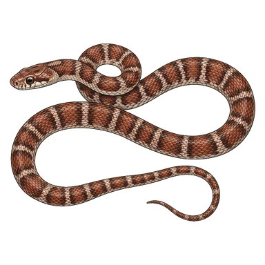 Rosen's snake-இன் கார்ட்டூன்