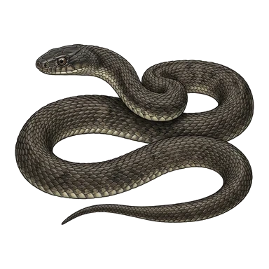Rough-scaled snake کا کارٹون