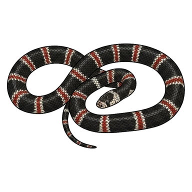 کارتون Solomons coral snake