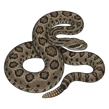 د Western dusky rattlesnake کارټون