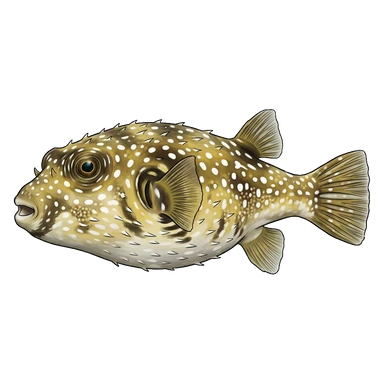 White-spotted puffer